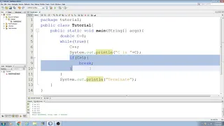 Beginning Java Tutorial 30 The break statement