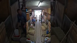 Security Camera Catches Hurricane-Force Storm at a Mechanic Workshop aE as Rain Sweeps Across the F