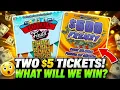 I Bought TWO 5 NC Lottery Tickets What Did We Win