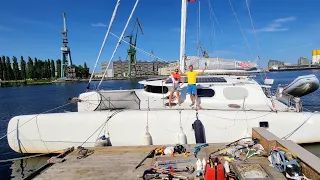 GETTING REFIT READY! Big projects ahead of us!