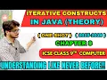 Iterative Constructs in Java ICSE Class 9 Computer Theory Loops in Java Explained