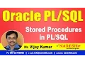 Stored Procedures in Oracle Tutorial s Mr Vijay Kumar