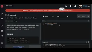Codewars Powers of 2 Python 8 kyu
