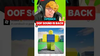 ROBLOX OOF SOUND IS BACK 