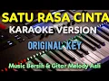 Download Lagu SATU RASA CINTA KARAOKE Nada ORIGINAL Arief || Dangdut Koplo
