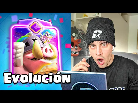 Video Thumbnail: CONSIGO LA EVOLUCIÓN DE LOS PUERCOS REALES EN CLASH ROYALE 🐽🔥