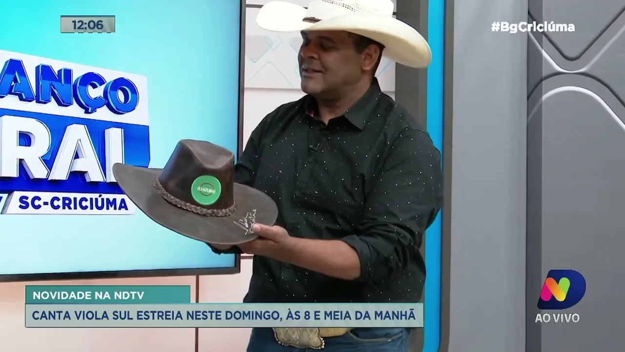 Programa "Canta Viola Sul" estreia nesse domingo (5) na NDTV | RecordTV Criciúma