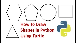 Python Turtle Module How to Draw Shapes in Python using Turtle in Hindi