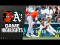 Orioles vs A s Game Highlights 25 MLB Highlights