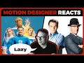 Motion Designer Reacts to Bad \u0026 Great Title Sequences 03