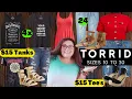 Torrid Plus Size Try On Haul 2022 Under 20 Tanks Tee s Affordable Clothes at Torrid Tasha StJames