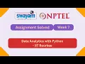 Data Analytics with Python Week 7 NPTEL ANSWERS 2026
