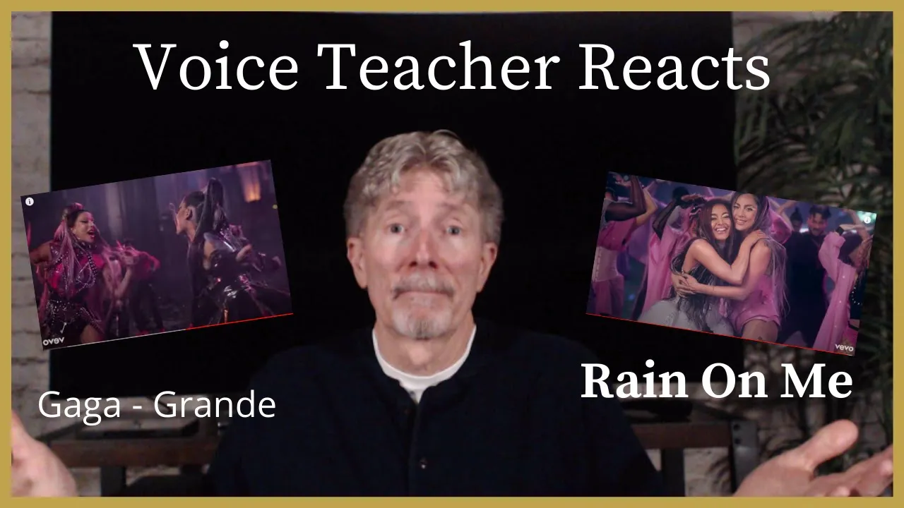 VOICE TEACHER REACTS TO - RAIN ON ME - Lady Gaga and Ariana Grande