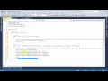Create Database Class for VS 2013 Project