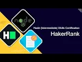 Hakerrank Node Intermediate Certification Solutions Hackerrank Certifications Solutions