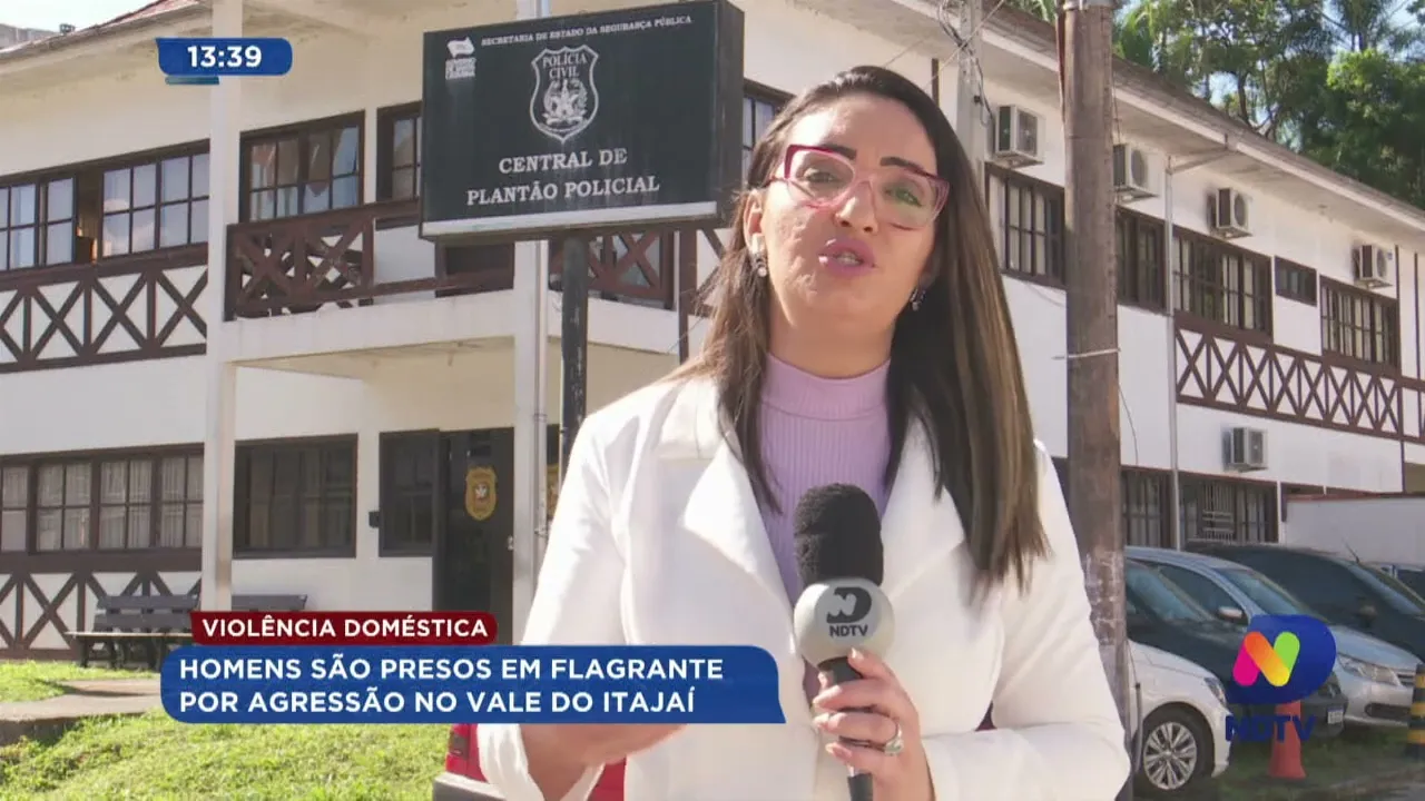 Violência doméstica: homens são presos em flagrante por agressão no Vale do Itajaí