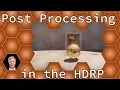 Unity Mini Tutorial Post processing in the RP