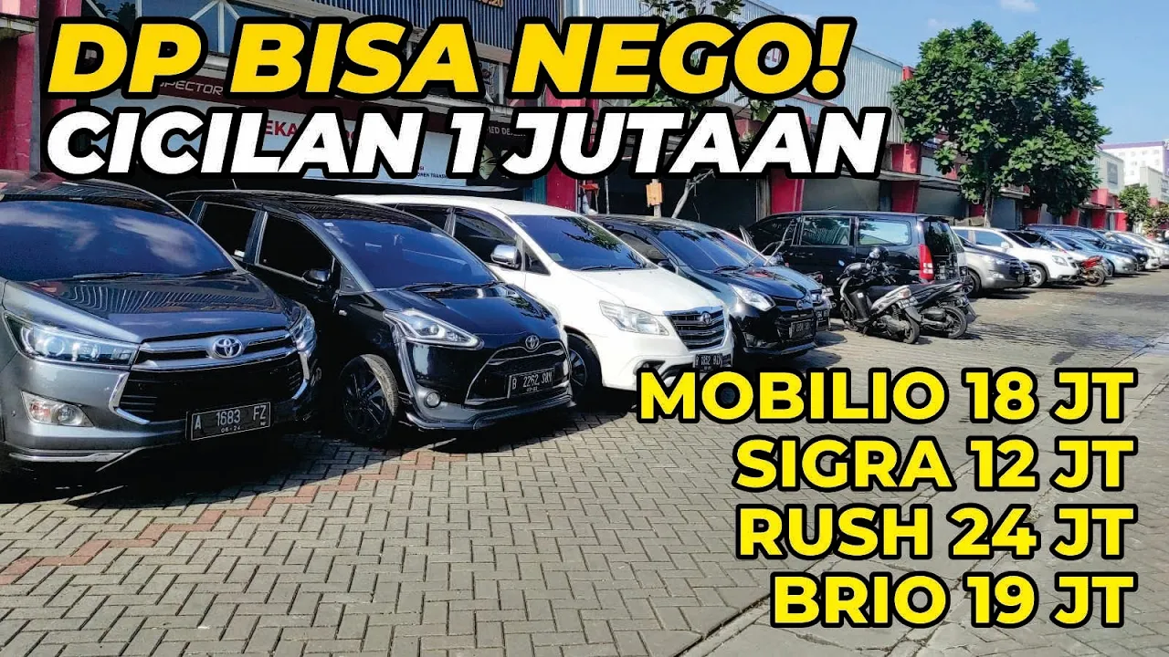 update stock mobil bekas terbaru. ada mobil bekas keluaran tahun 2020, dp 10 juta, angsuran 950 ribu