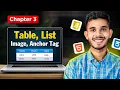 Table List Image Anchor Tag in HTML Frontend Developer Course