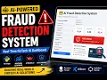 AI-Powered Fraud Detection System using Machine Learning Streamlit FinTech Project