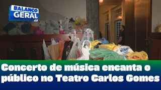 Concerto de música encanta o público no Teatro Carlos Gomes