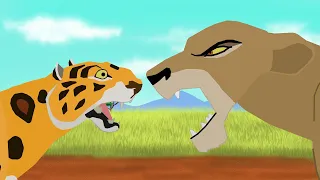Zira VS Sabor Disney The Lion King VS Tarzan Pivot Animator 