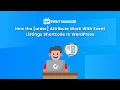 How The order Attribute Work With Event Listings Shortcode In