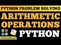 Python Tutorial Calculate Sum Difference Product Division of Two Numbers Problem Solving
