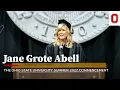 Ohio State Commencement with Jane Grote Abell August 2022