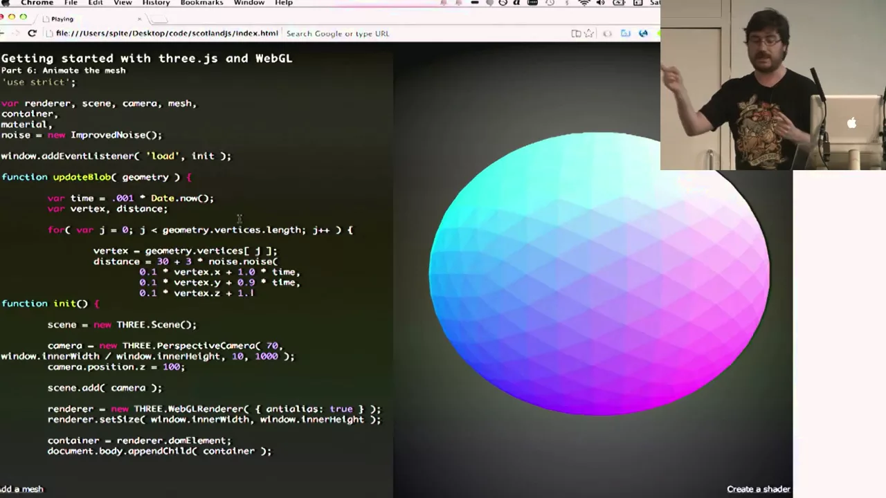 Jaume Sanchez Elias Getting started with three js and WebGL HD