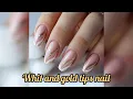 Trendy White Nails Art At Home for Beginners Festive White Gold Tips Nails
