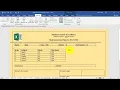 Convert Excel Marksheet to Word Marksheet Easy Step by Step