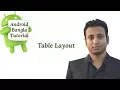 Android Bangla Tutorial 5 3 table Layout android example