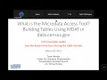 What is the Microdata Access Tool