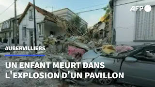 Explosion d'un pavillon à Aubervilliers: un enfant tué et sept personnes blessées | AFP