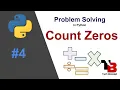 Count Zeros Program In Python Using For Loop Count Zeros Using For In Python Tech Blooded