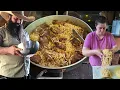 macarronada com galinha caipira no tacho