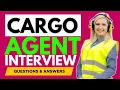Most Common Cargo Agent Interview Questions and Answers for 2026 Cargo Agent Interview