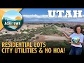 Utah Land for Sale in 3 Lots City Utilities New Driveways Culvert No HOA