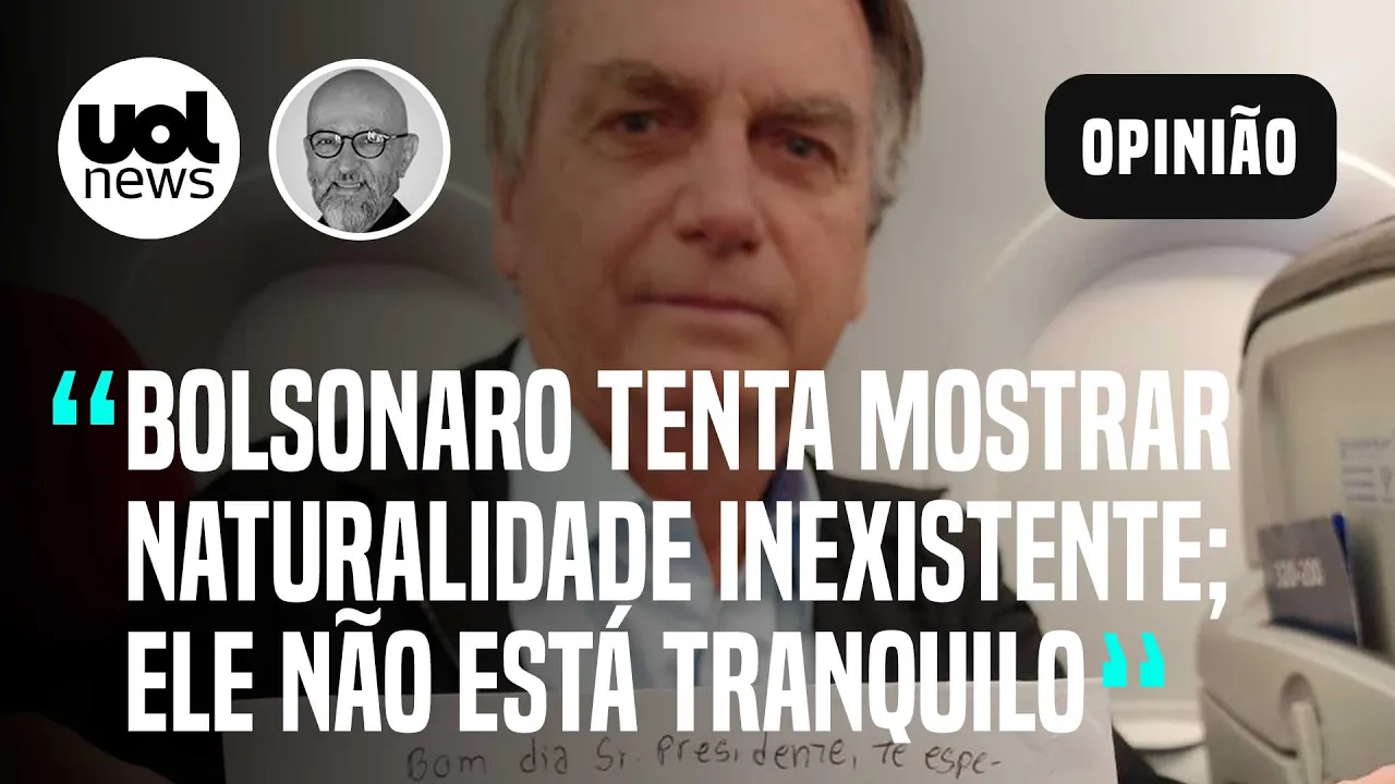 Bolsonaro viajar ao RS é parte de plano para mostrar tranquilidade inexistente, diz Josias de Souza