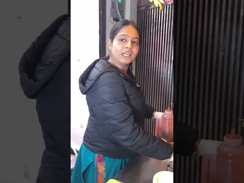 Cute bhabhi selling Corndog😱😻 #explorepage #streetfood #share #food