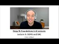 L5 DDPG and SAC Foundations of Deep RL Series
