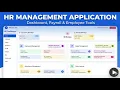 HR management Web application MERN stack Employees Salary Attendance Payroll management
