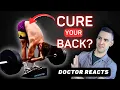ONE exercise to FIX Back Pain INSTANTLY DOCTOR REACTS