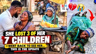 She Lost 3 of Her 7 Children 💔 I Went Back to See Her… This Is the Update 😭 #humanity #mrbeast #asmr