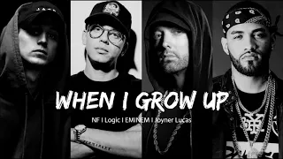 Download NF - When I Grow Up Ft. Logic, Joyner Lucas \u0026 Eminem (Remix) MP3