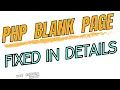 php blank page php white screen of death - fixed in details