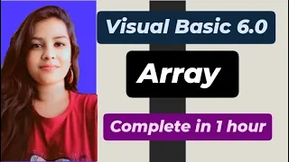 visual basic 6 0 what is array declaration of array