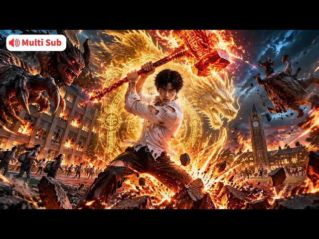 Monsters Invaded His Campus… Then He Awakened God-Tier Power
