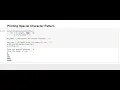 100 Days Python Loop Challenge Day 7 Printing Special Character Pattern